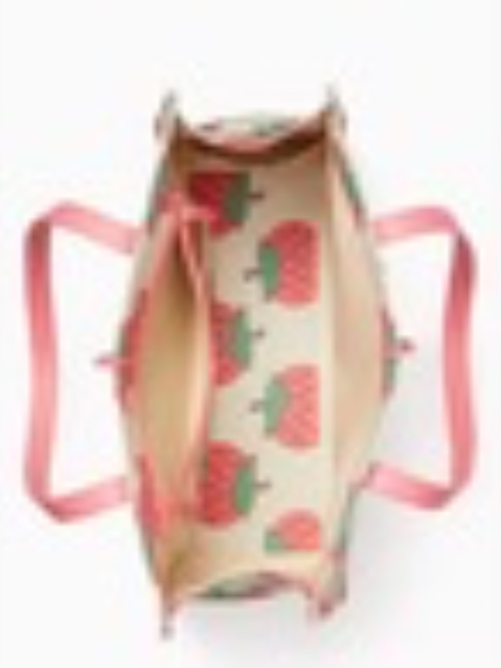 NWT Kate Spade Strawberry Canvas MEGA SAM tote - Picture 5 of 8